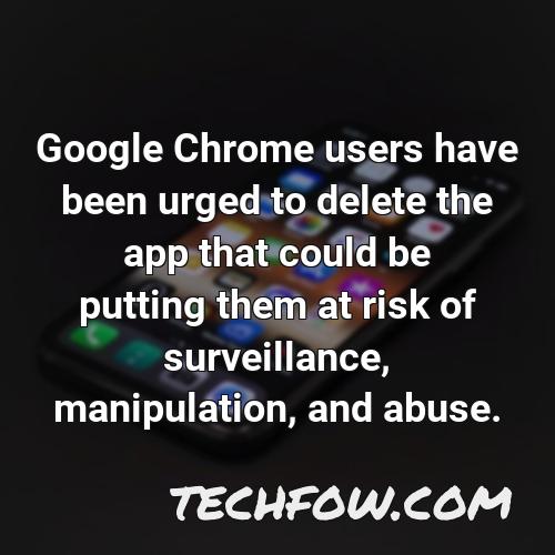 how do i delete google chrome from my phone